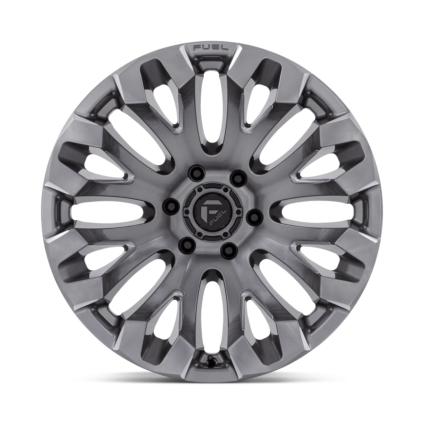18x9 Fuel D830 Quake Platinum Wheel 5x5.5 (1mm)