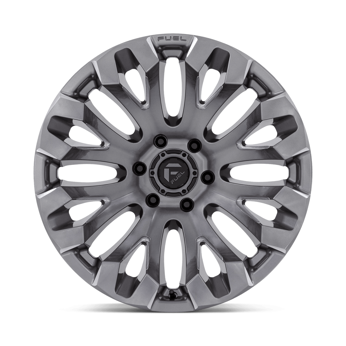 18x9 Fuel D830 Quake Platinum Wheel 5x150 (1mm)