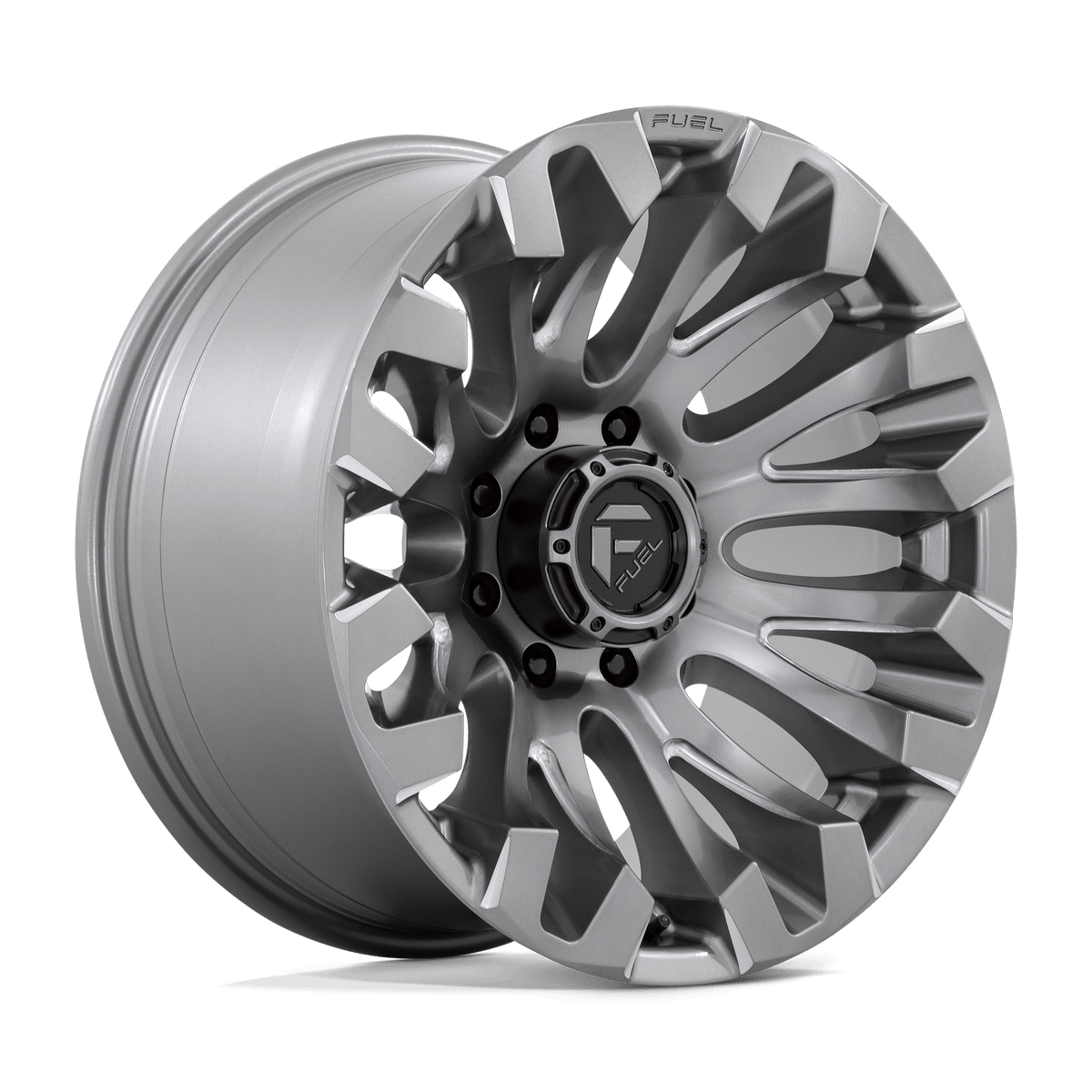 20x10 Fuel D830 Quake Platinum Wheel 8x6.5 (-18mm)