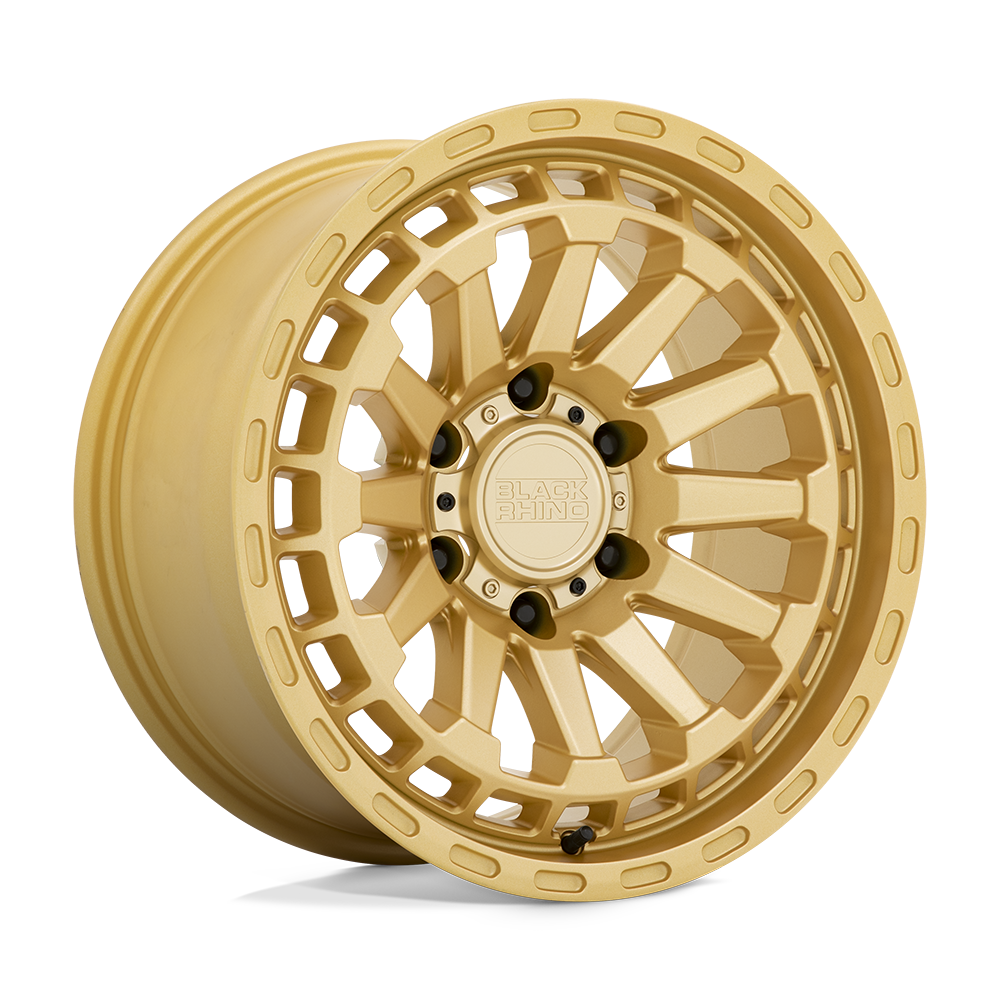 20x9.5 Black Rhino RAID Gold Wheel 6x5.5 (12mm)