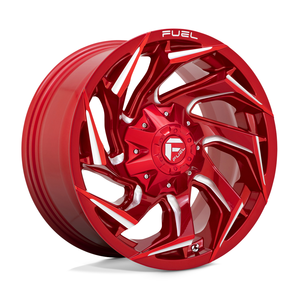 18x9 Fuel D754 REACTION Candy Red Milled Wheel 6x135/6x5.5 (1mm)