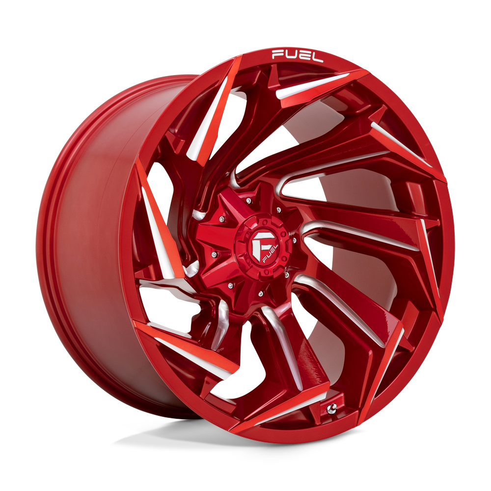 22x12 Fuel D754 REACTION Candy Red Milled Wheel 8x170 (-44mm)