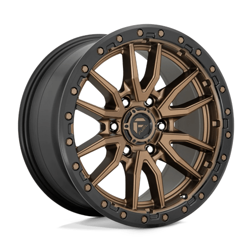 22x9 Fuel Off-Road D681 Rebel Matte Bronze Black Bead Ring Wheel 6x5.5 (20mm)
