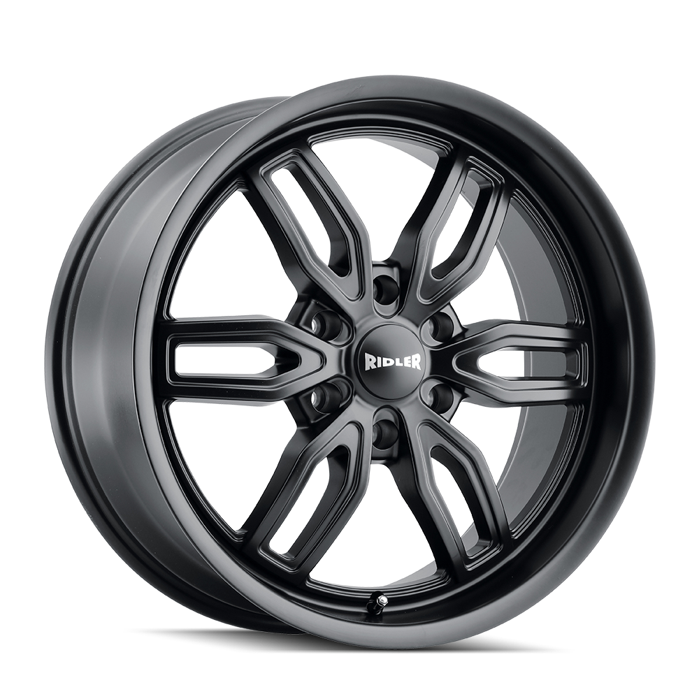20x9 Ridler 609 Matte Black Wheel 6x135 (30mm)