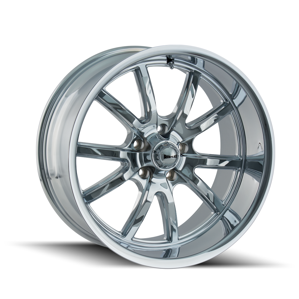 20x10 Ridler 650 Chrome Wheel 5x4.75 (0mm)