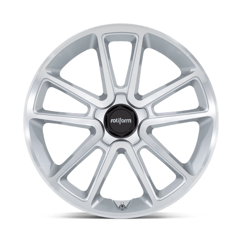 22x10 Rotiform R192 BTL Gloss Silver With Machined Face Wheel 5x112 (25mm)