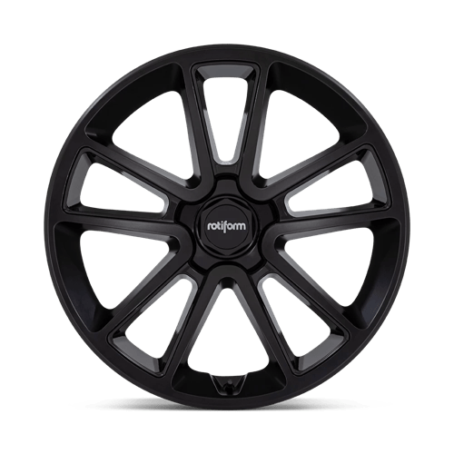 21x9 Rotiform R194 BTL Matte Black W/ Spoke Details Wheel 5x112 (20mm)
