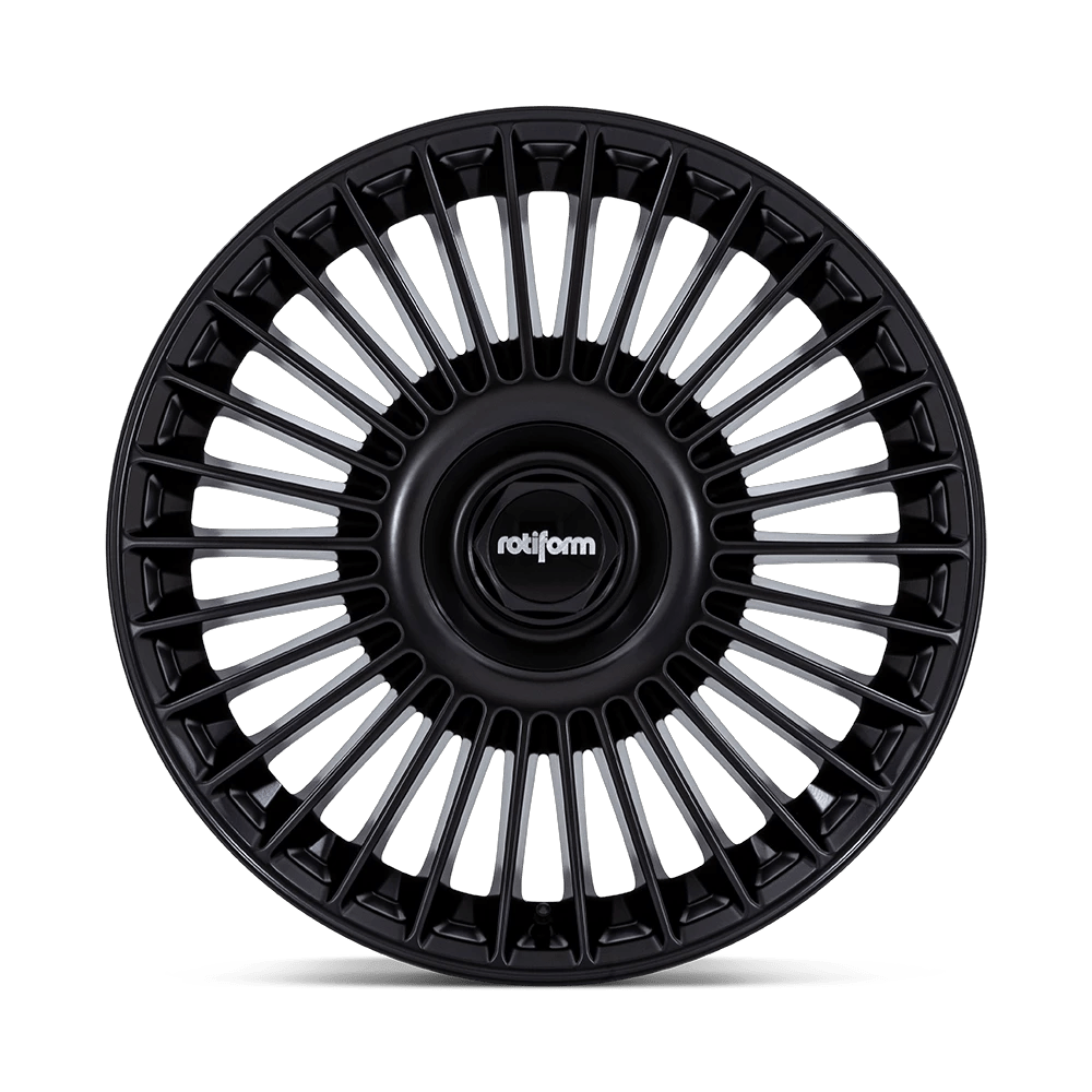 20x10 Rotiform RC202 GRZ Matte Black Wheel 5x112/5x120 (40mm)