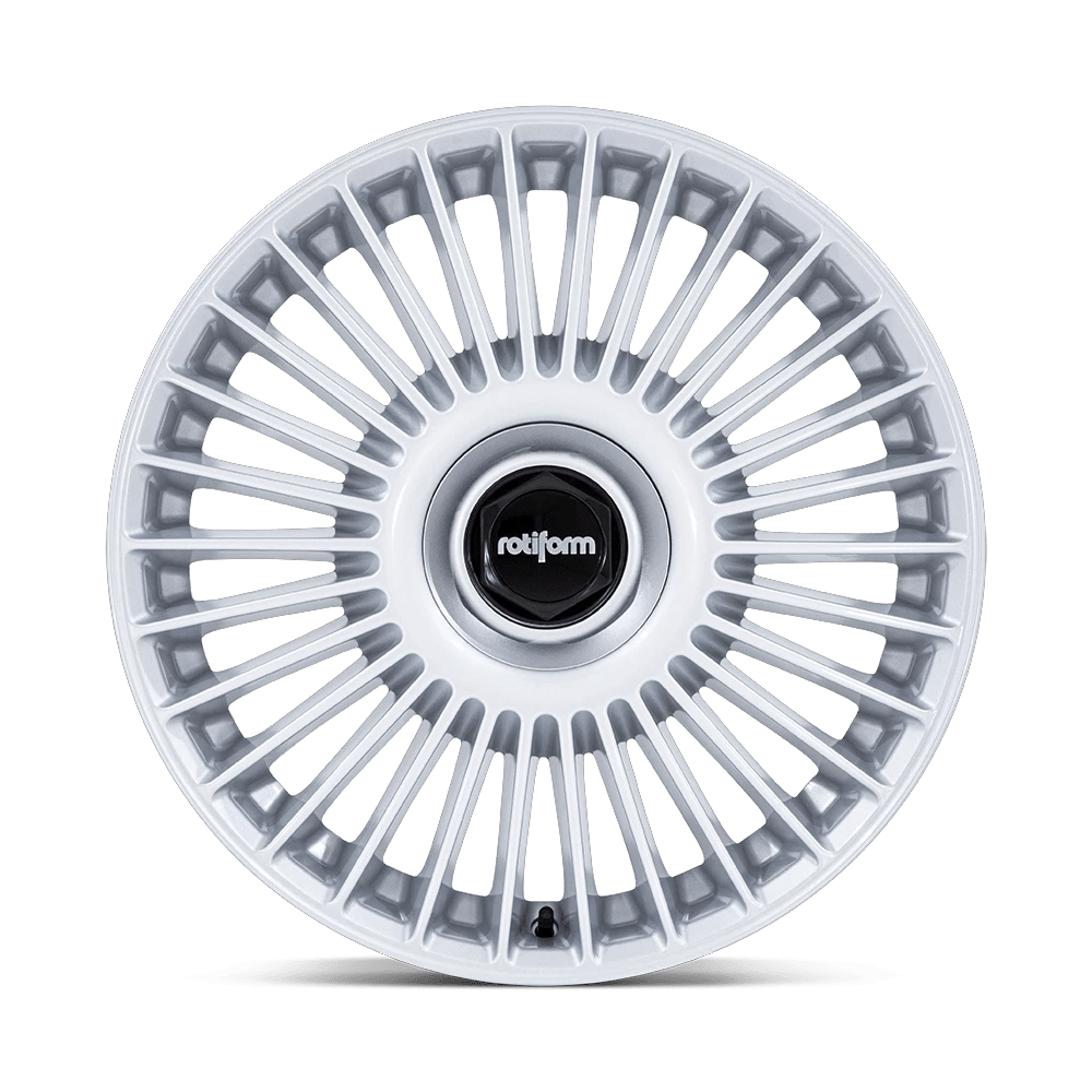 22x10 Rotiform RC202 GRZ Gloss Silver Wheel 5x112/5x120 (35mm)