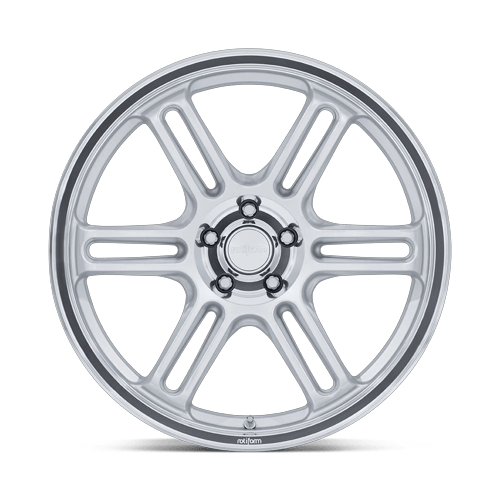 19x9.5 Rotiform RC209 RPS Matte Silver W/ Diamond Cut Lip Wheel 5x112 (30mm)