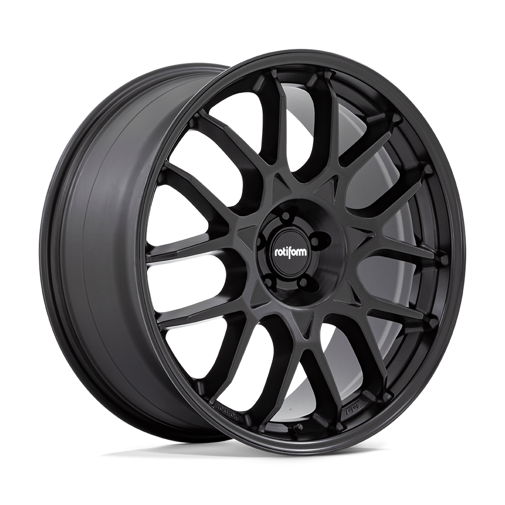 22x12 Rotiform R195 ZWS Matte Black Wheel 5x112 (35mm)