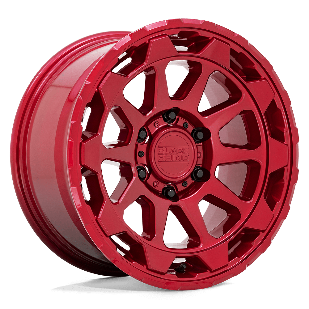 18x9 Black Rhino Rotor Candy Red Wheel 6x135 (12mm)