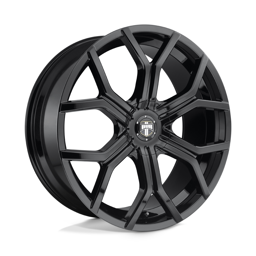 24x9.5 DUB S208 ROYALTY GLOSS BLACK Wheel 6x135/6x5.5 (30mm)