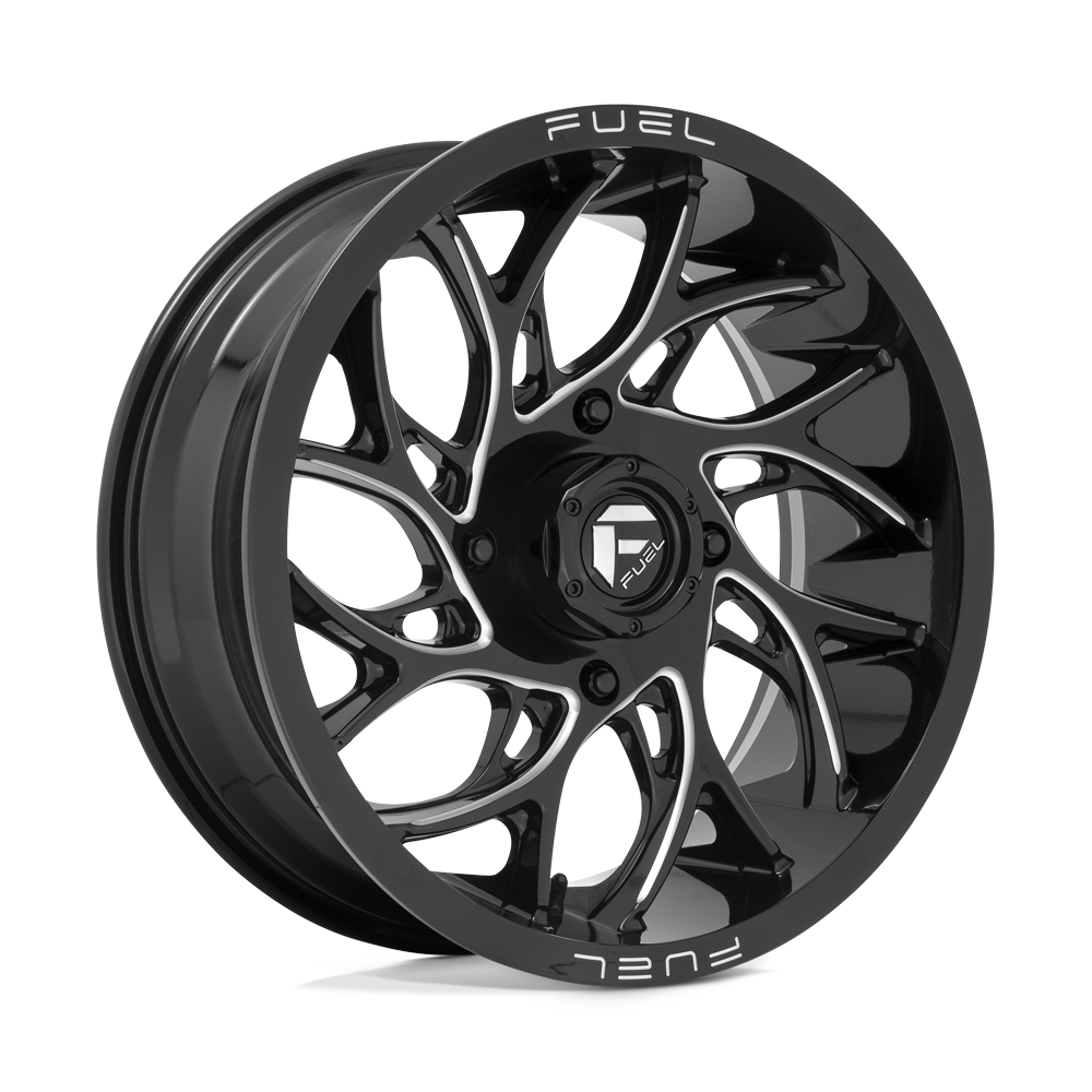 18x7 Fuel UTV D741 RUNNER Gloss Black Milled Wheel 4x137 (13mm)