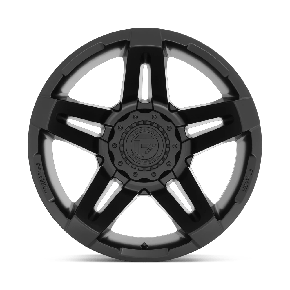 20x9 Fuel D763 SFJ Matte Black Wheel 5x5/5x5.5 (1mm)