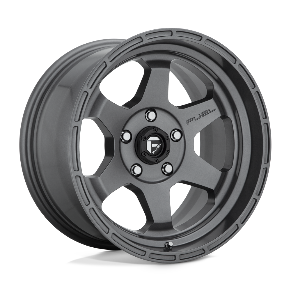 17x9 Fuel D665 SHOK MATTE GUN METAL Wheel 5x150 (-12mm)