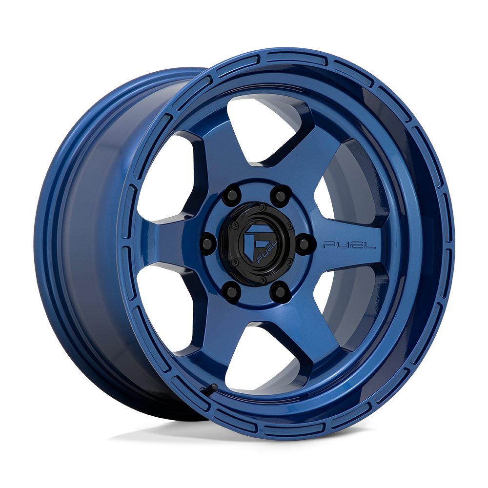 17x9 Fuel D739 SHOK Dark Blue Wheel 6x5.5 (-12mm)
