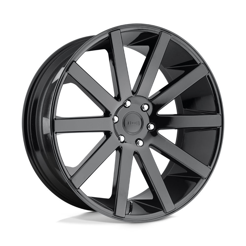 24x10 DUB S219 SHOT CALLA GLOSS BLACK Wheel 6x5.5 (20mm)