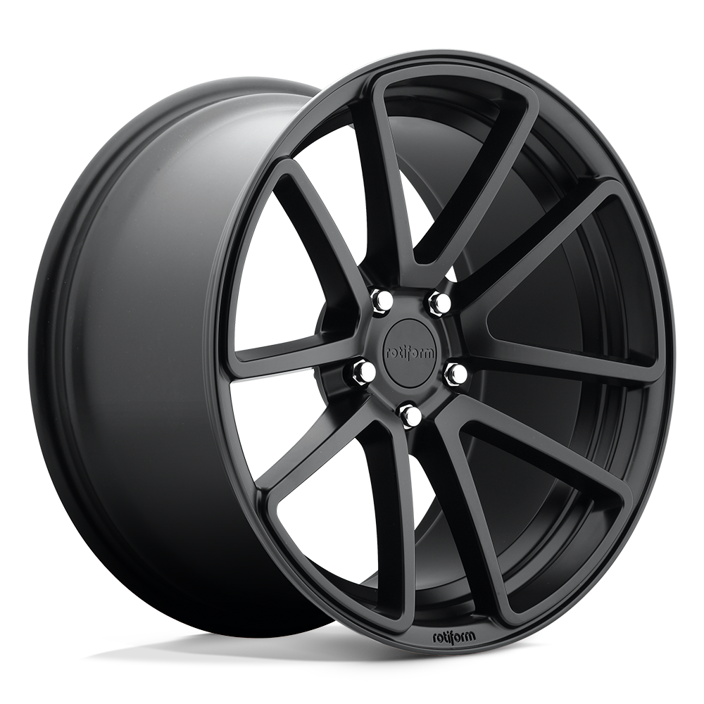 18x8.5 Rotiform R122 SPF MATTE BLACK Wheel 5x112 (35mm)