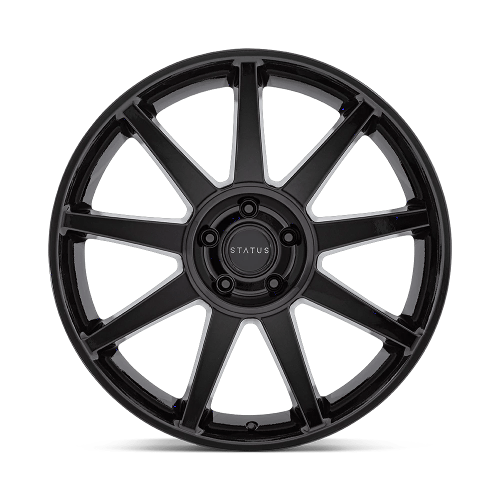 22x9.5 Status Mammoth Gloss Black Wheel 5x5 (30mm)