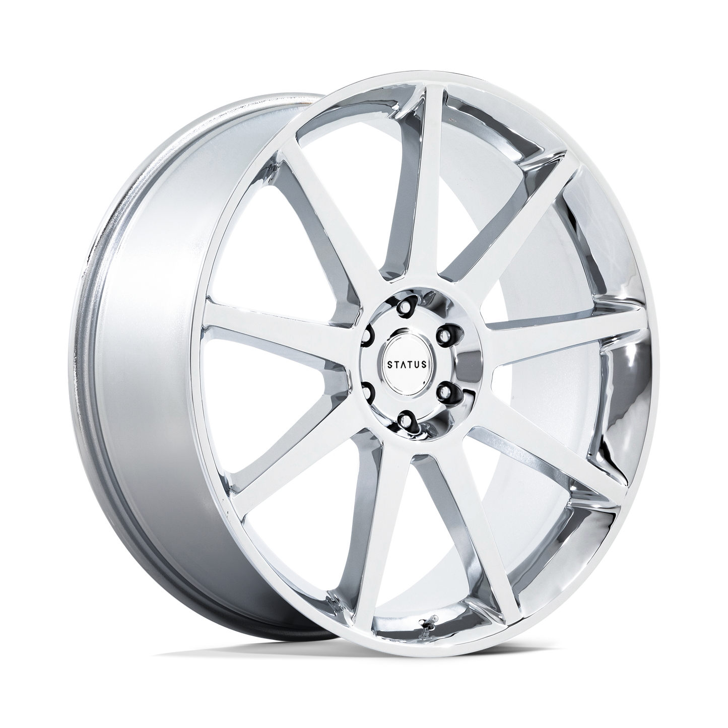 24x10 Status Mammoth Chrome Wheel 6x135 (30mm)