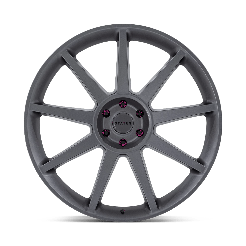 24x10 Status Mammoth Matte Anthracite Wheel 5x120 (35mm)