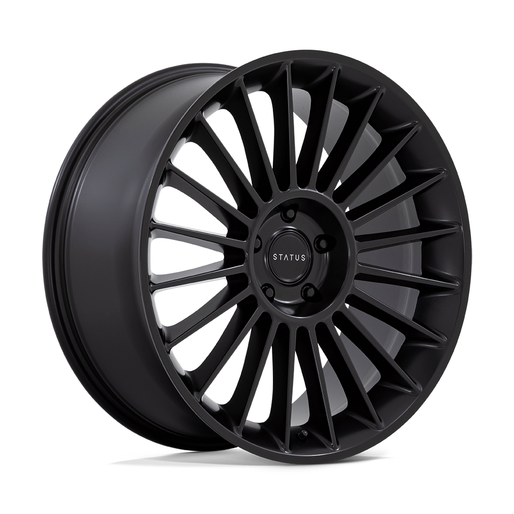 22x9.5 Status Venti Matte Black Wheel 5x120 (30mm)