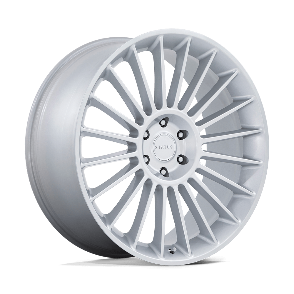 22x9.5 Status Venti Gloss Silver Wheel 6x5.5 (25mm)