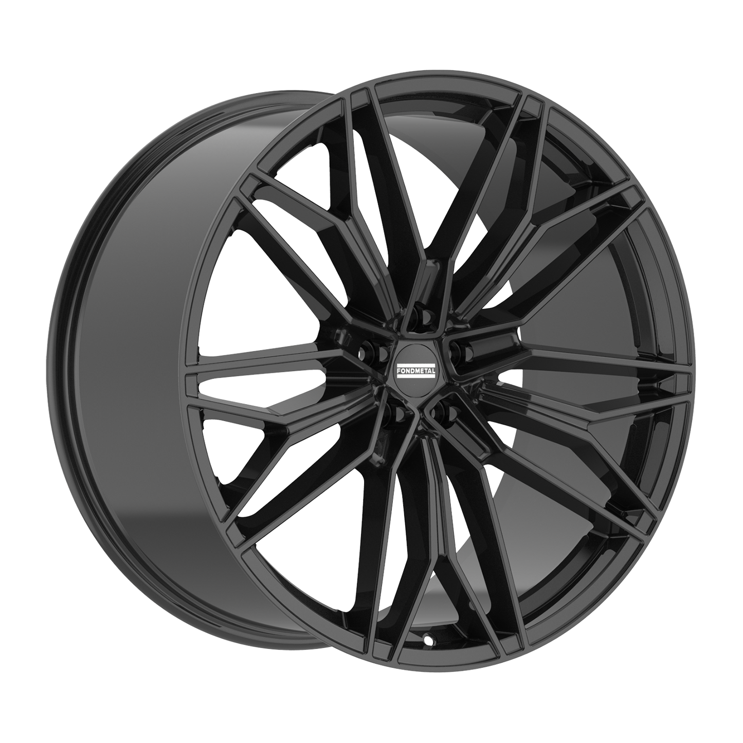 23x11.5 Fondmetal STC-23 Gloss Black Wheel 5x112 (38mm)