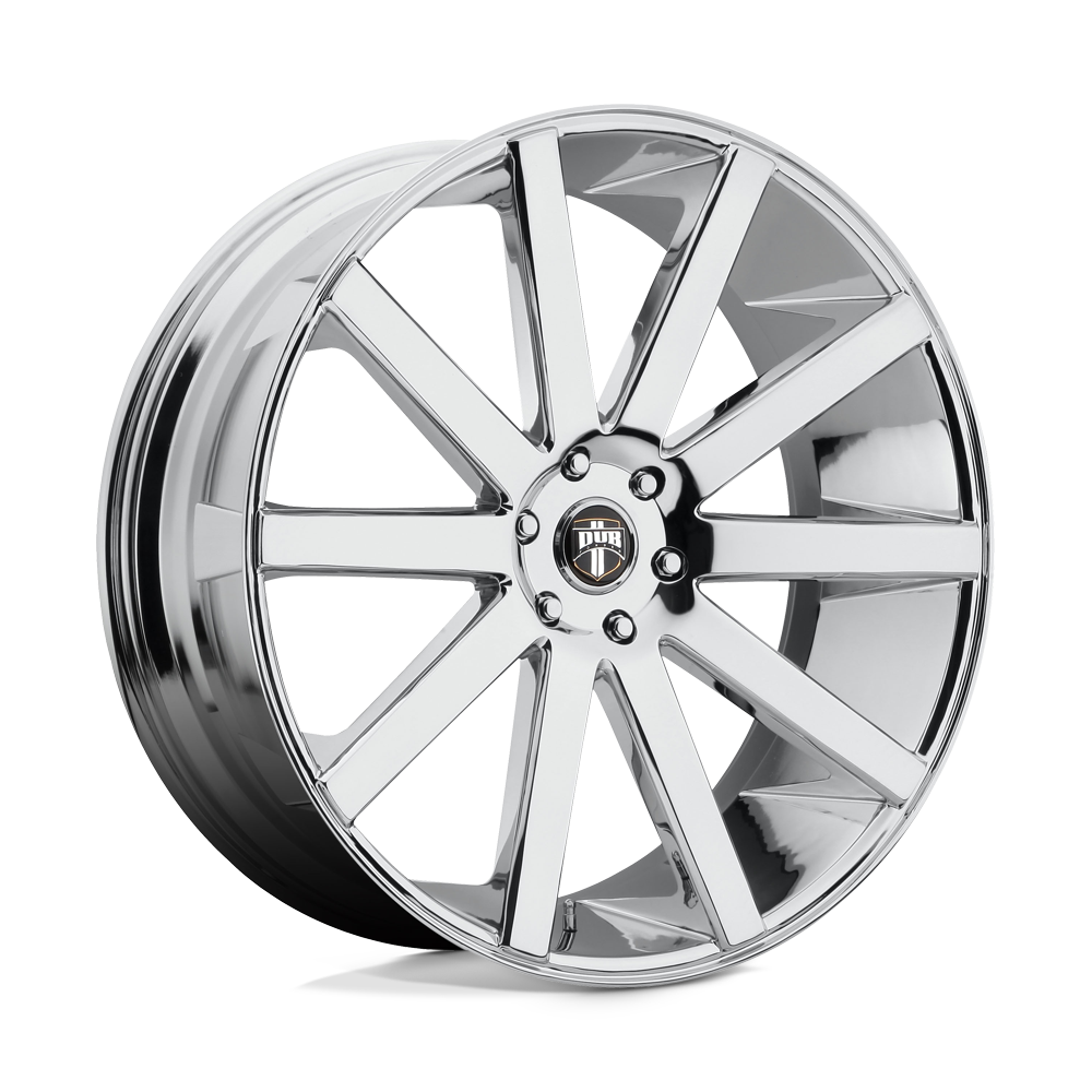 22x9.5 DUB S120 SHOT CALLA CHROME PLATED Wheel 6x5.5 (20mm)