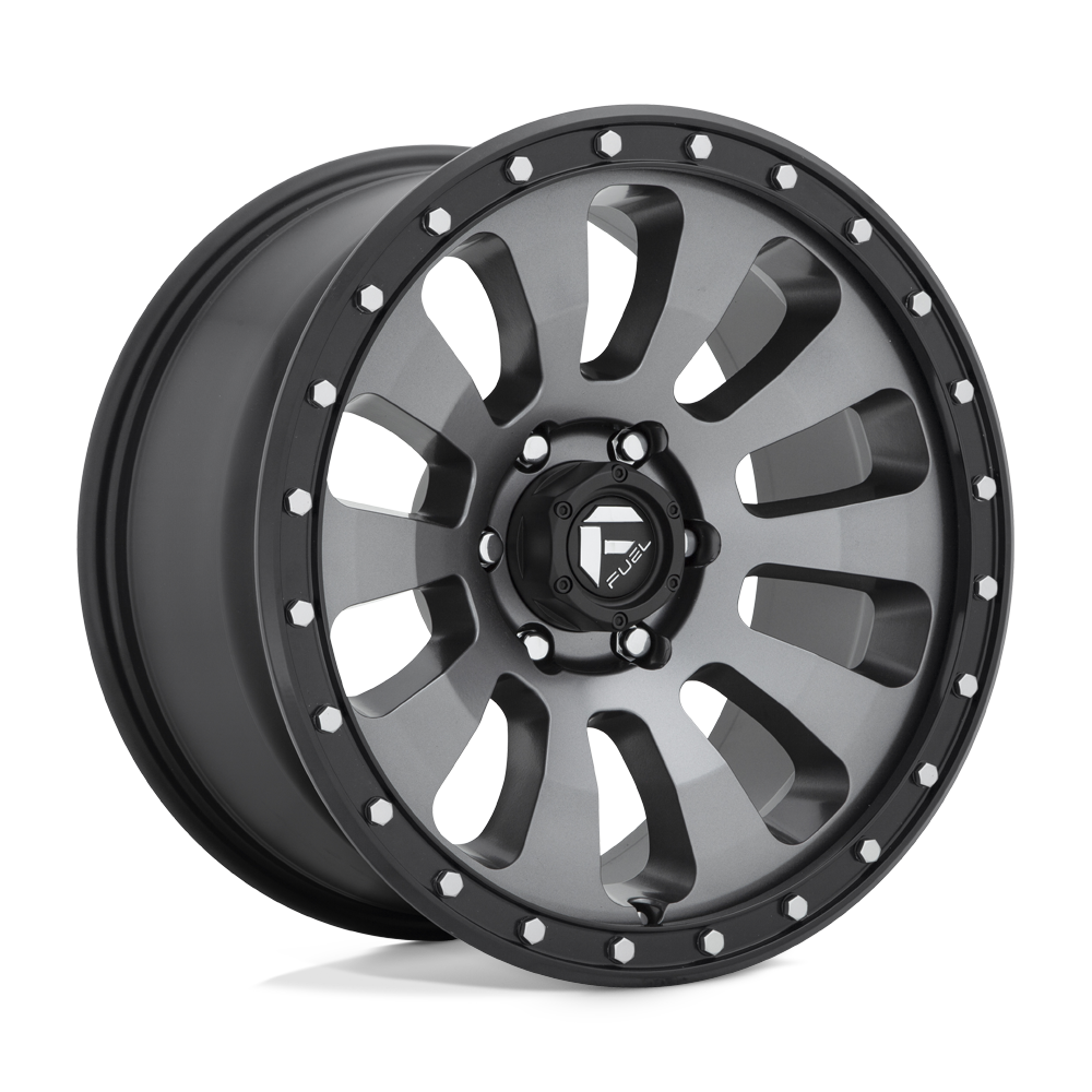 20x9 Fuel D648 TACTIC MATTE GUN METAL BLACK BEAD RING Wheel 6x5.5 (1mm)
