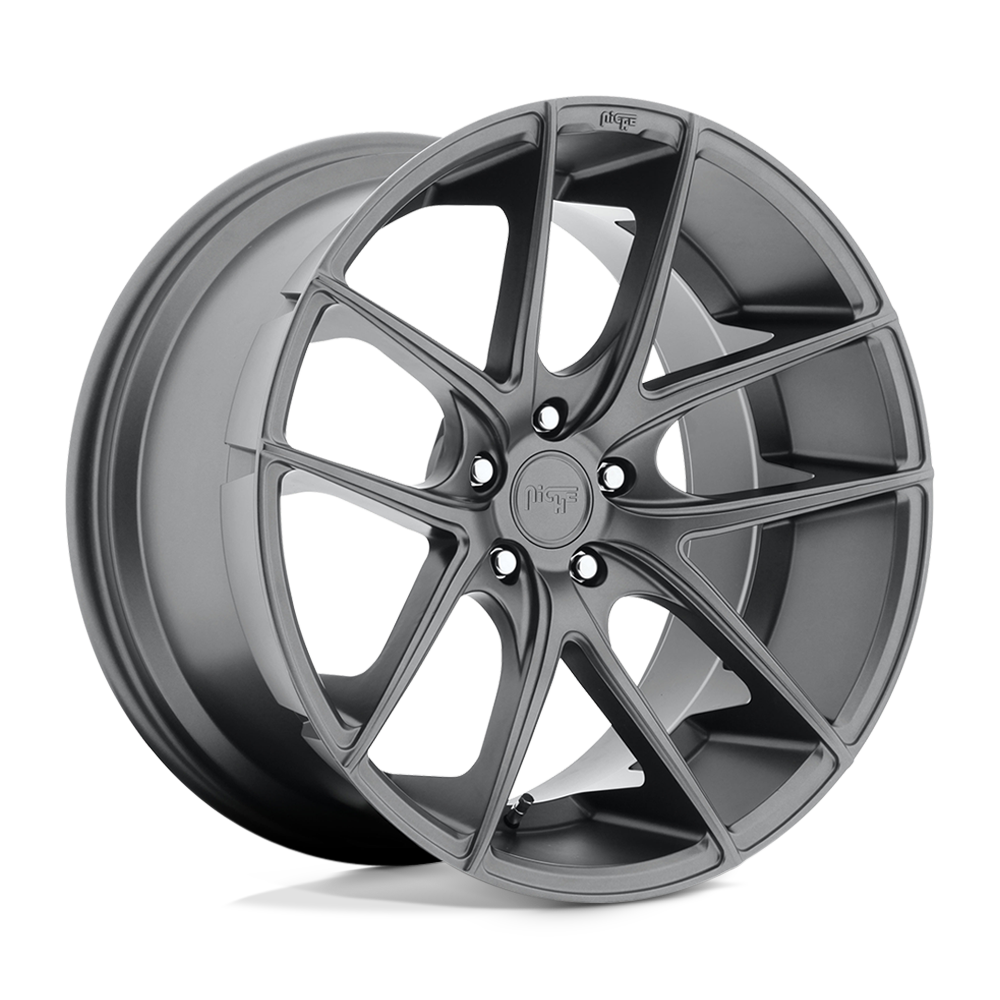 20x10 Niche M129 TARGA MATTE GUN METAL Wheel 5x120 (40mm)