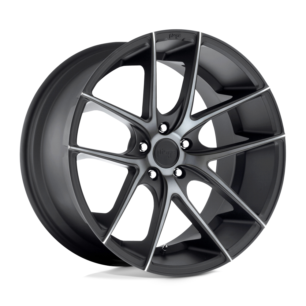 20x10 Niche M130 TARGA MATTE BLACK DOUBLE DARK TINT Wheel 5x112 (40mm)