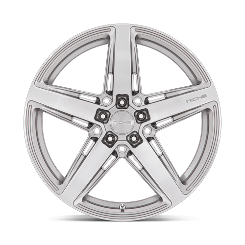 20x10.5 Niche M270 Teramo Anthracite Brushed Face Tint Clear Wheel 5x120 (20mm)