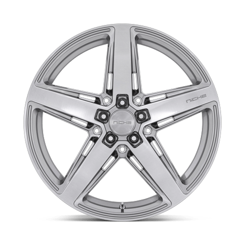20x10.5 Niche M270 Teramo Anthracite Brushed Face Tint Clear Wheel 5x112 (40mm)