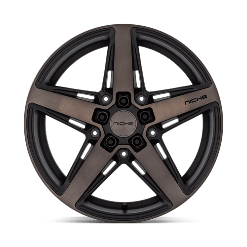 18x8 Niche M271 Teramo Matte Black With Double Dark Tint Face Wheel 5x100 (40mm)
