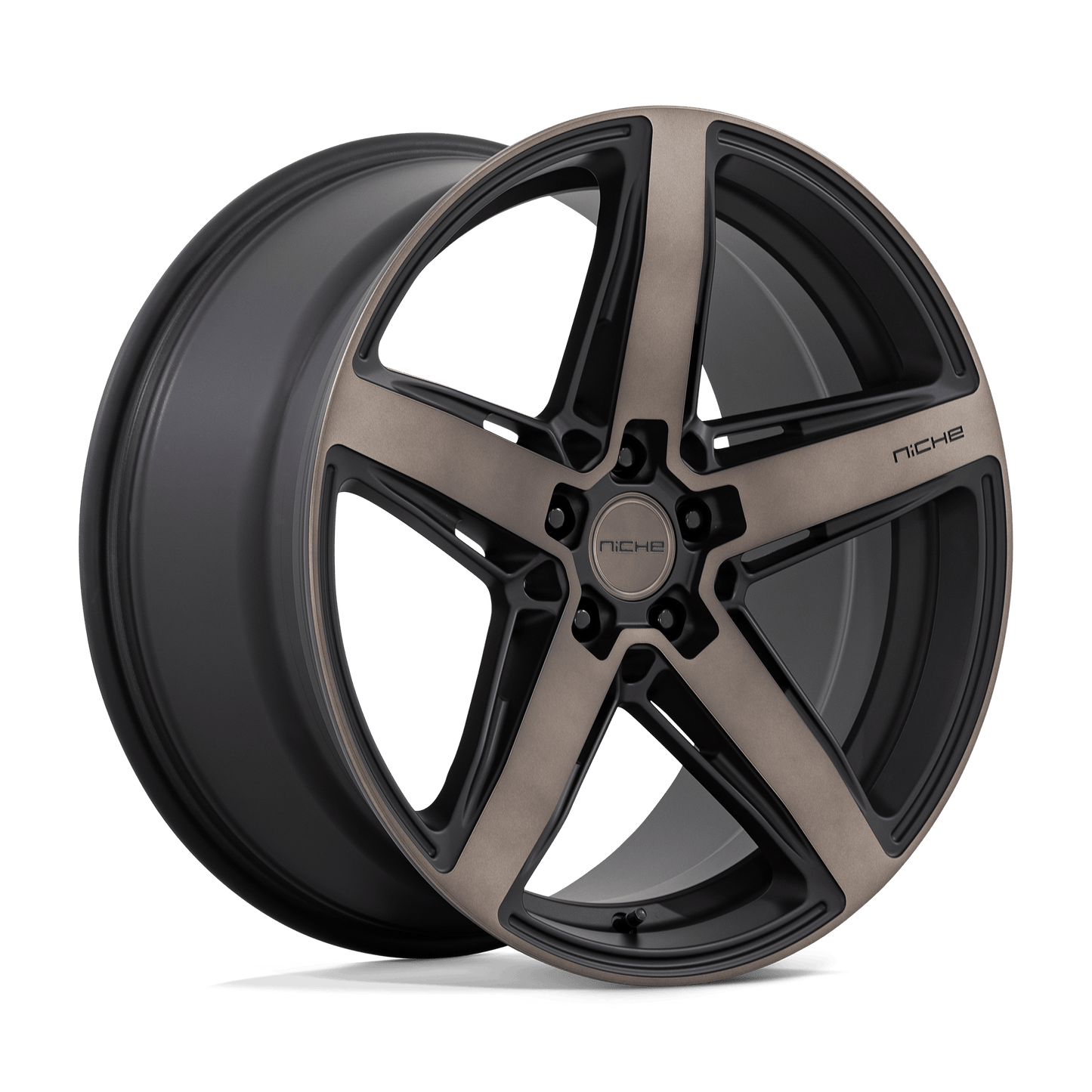 20x10.5 Niche M271 Teramo Matte Black W/ Double Dark Tint Wheel 5x120 (35mm)