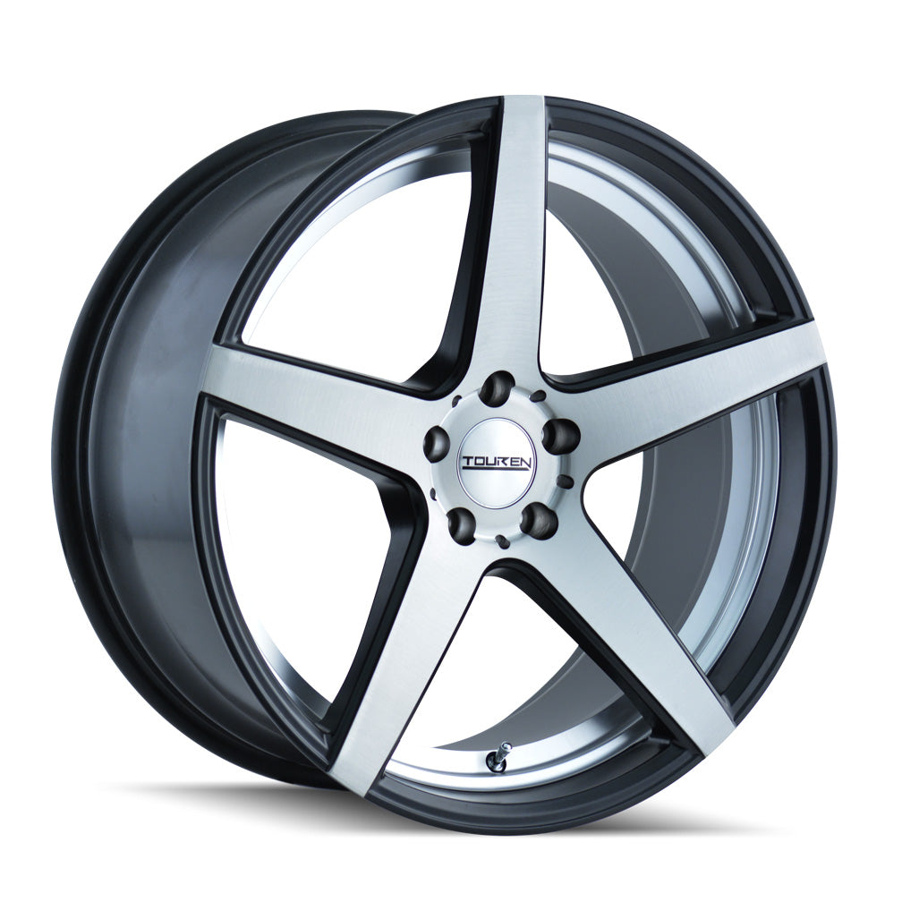 20x9.5 Touren TR20 Black/Machined Wheel 5x115 (20mm)