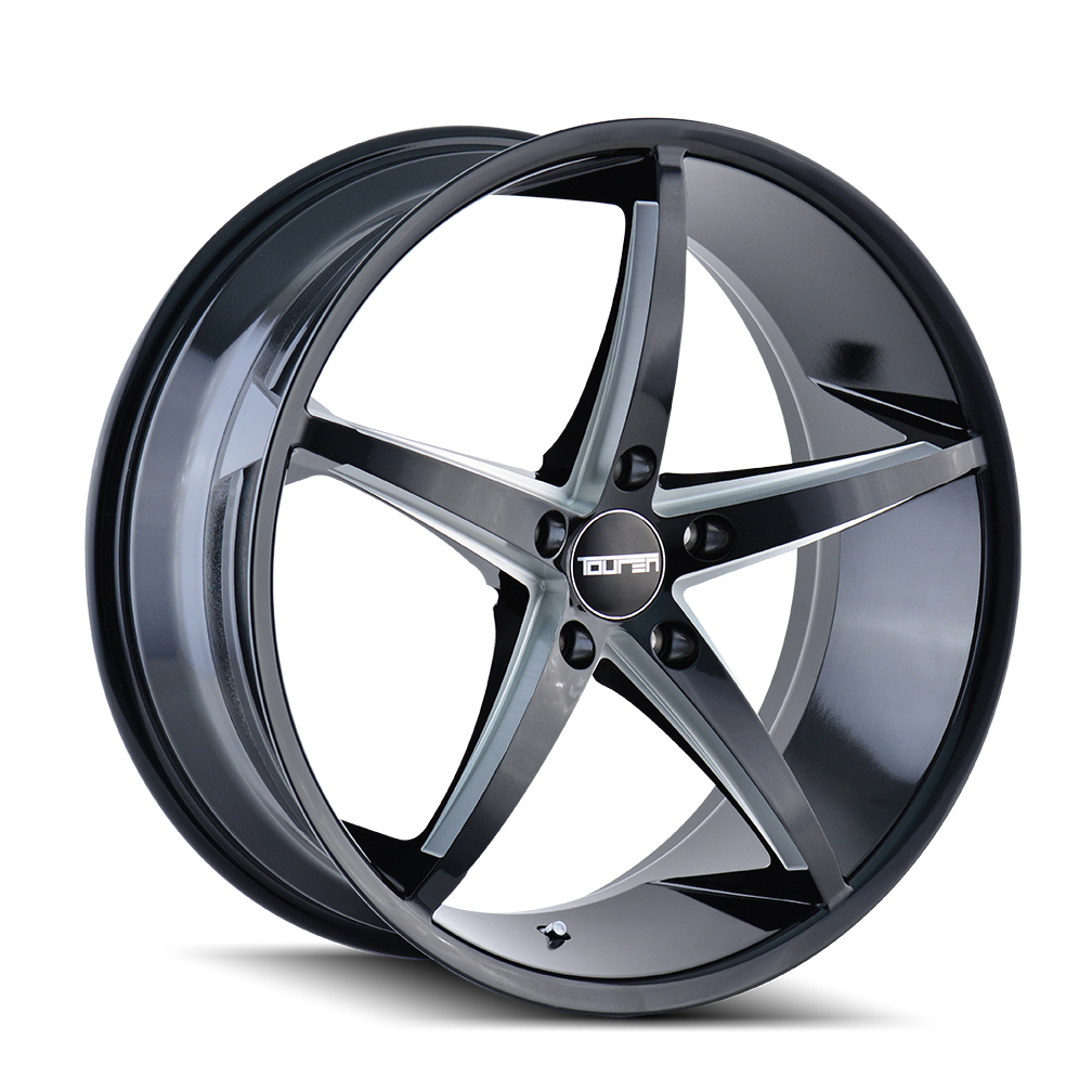 17x7.5 Touren TR70 Black/Milled Wheel 5x120 (40mm)