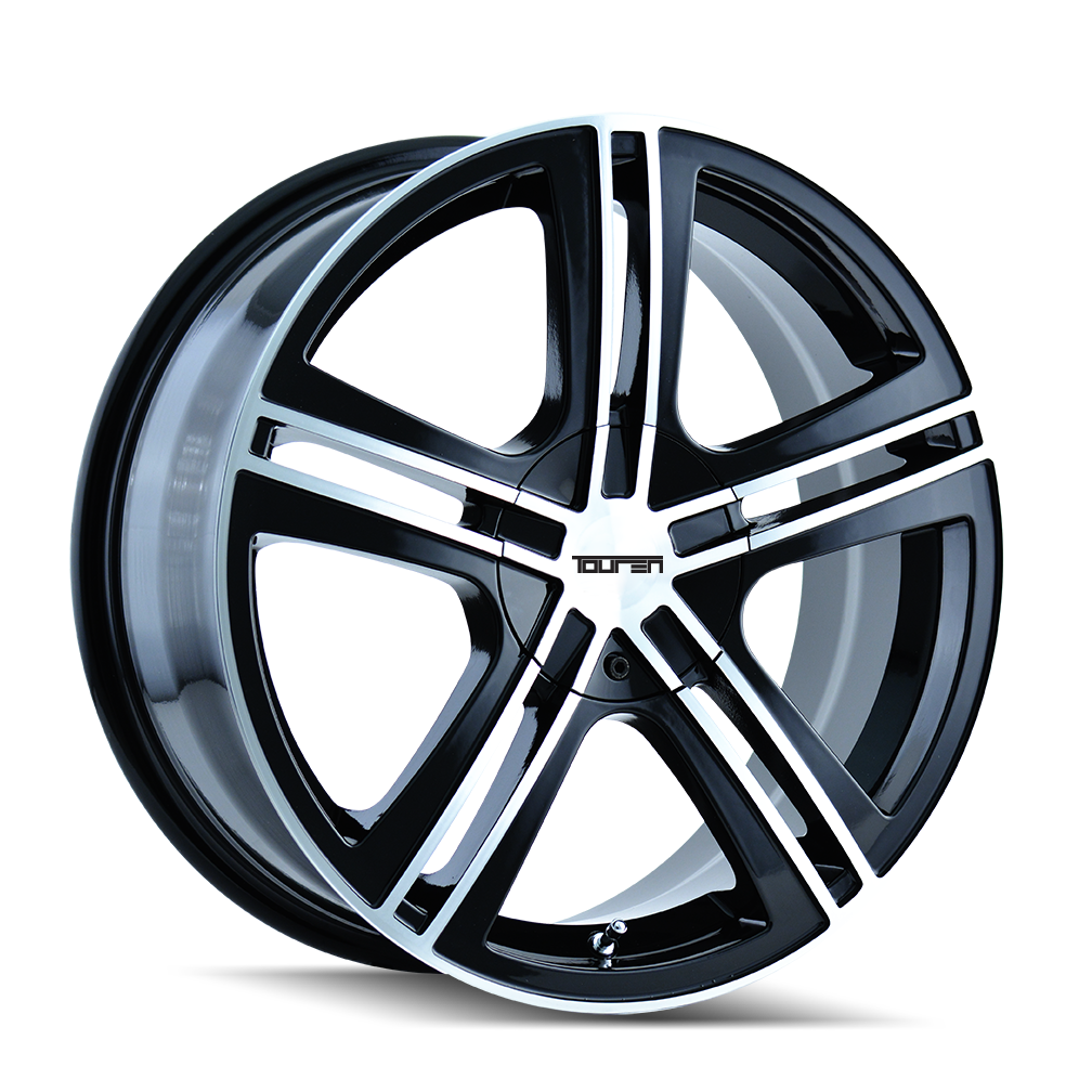 17x7 Touren TR62 Black/Machined Wheel 5x112/5x120 (40mm)