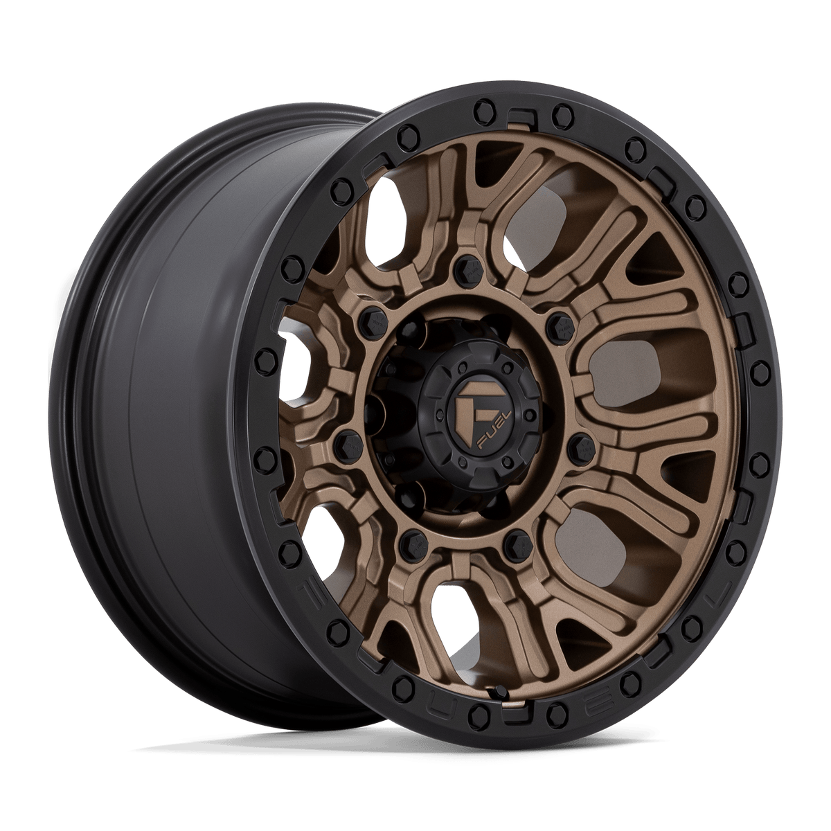 17x9 Fuel D826 Traction Matte Bronze With Black Ring Wheel 6x5.5 (1mm)