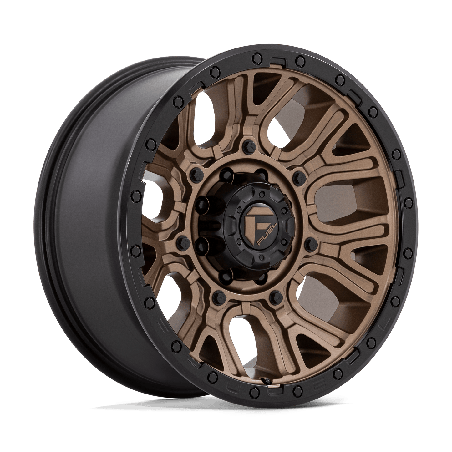 20x9 Fuel D826 Traction Matte Bronze With Black Ring Wheel 8x170 (1mm)