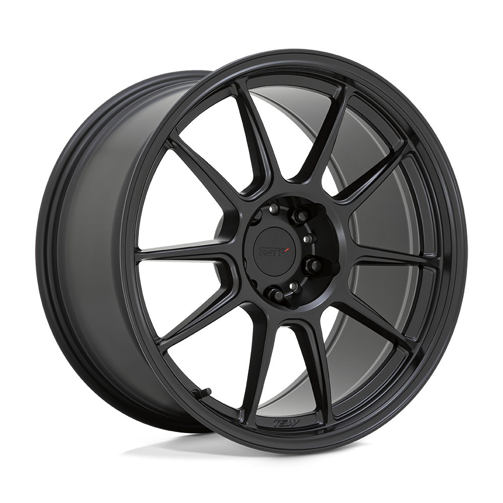 18x9.5 TSW Imatra Matte Black Wheel 5x4.5 (25mm)