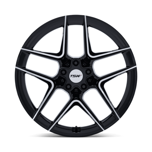 20x9 TSW Ascari Matte Black W/ Gloss Black Lip Wheel 5x4.5 (40mm)