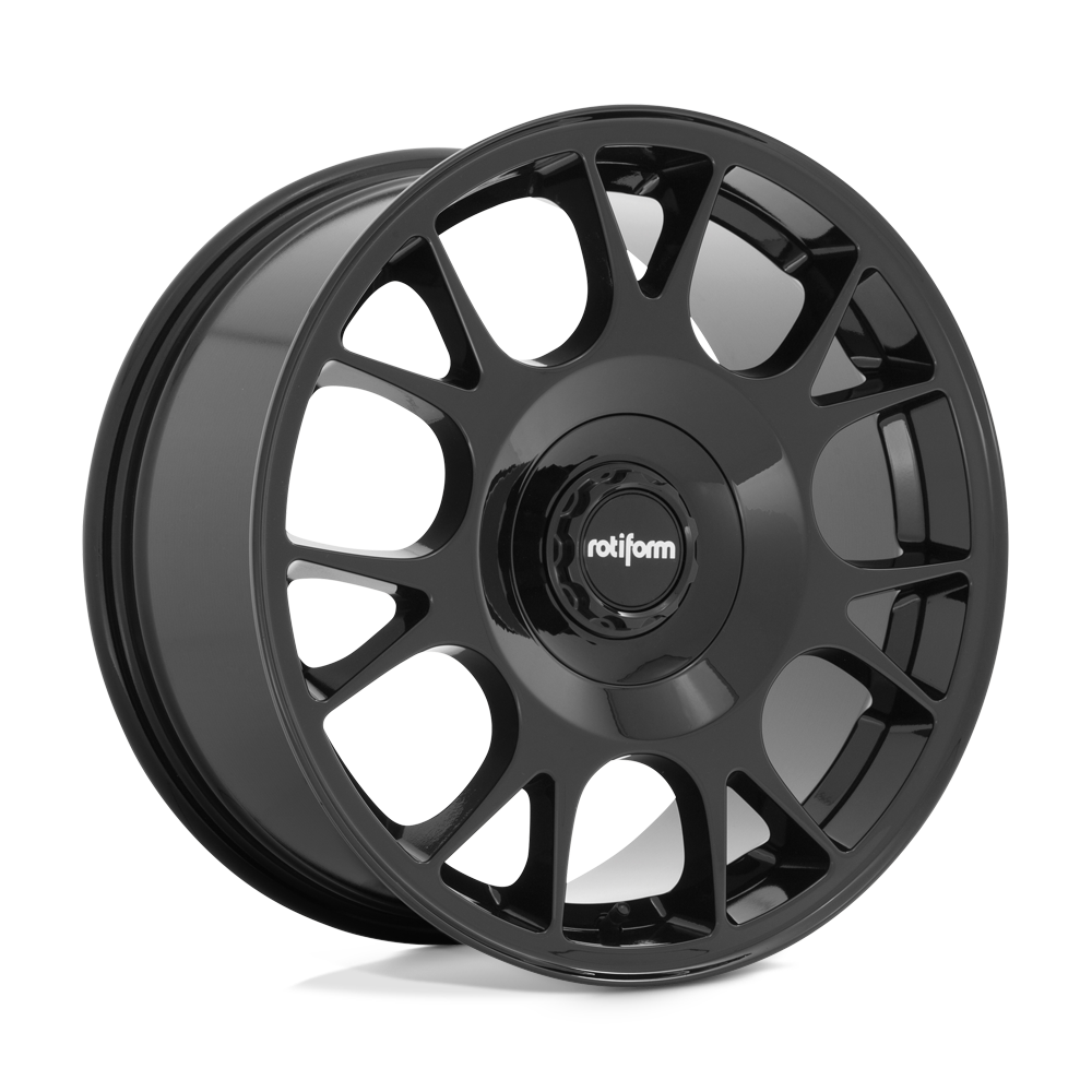 18x8.5 Rotiform R187 TUF-R Gloss Black Wheel 5x112/5x4.5 (45mm)