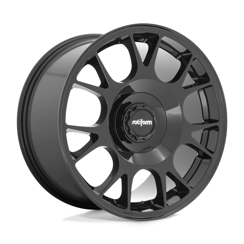 18x9.5 Rotiform R187 TUF-R Gloss Black Wheel 5x112/5x4.5 (38mm)