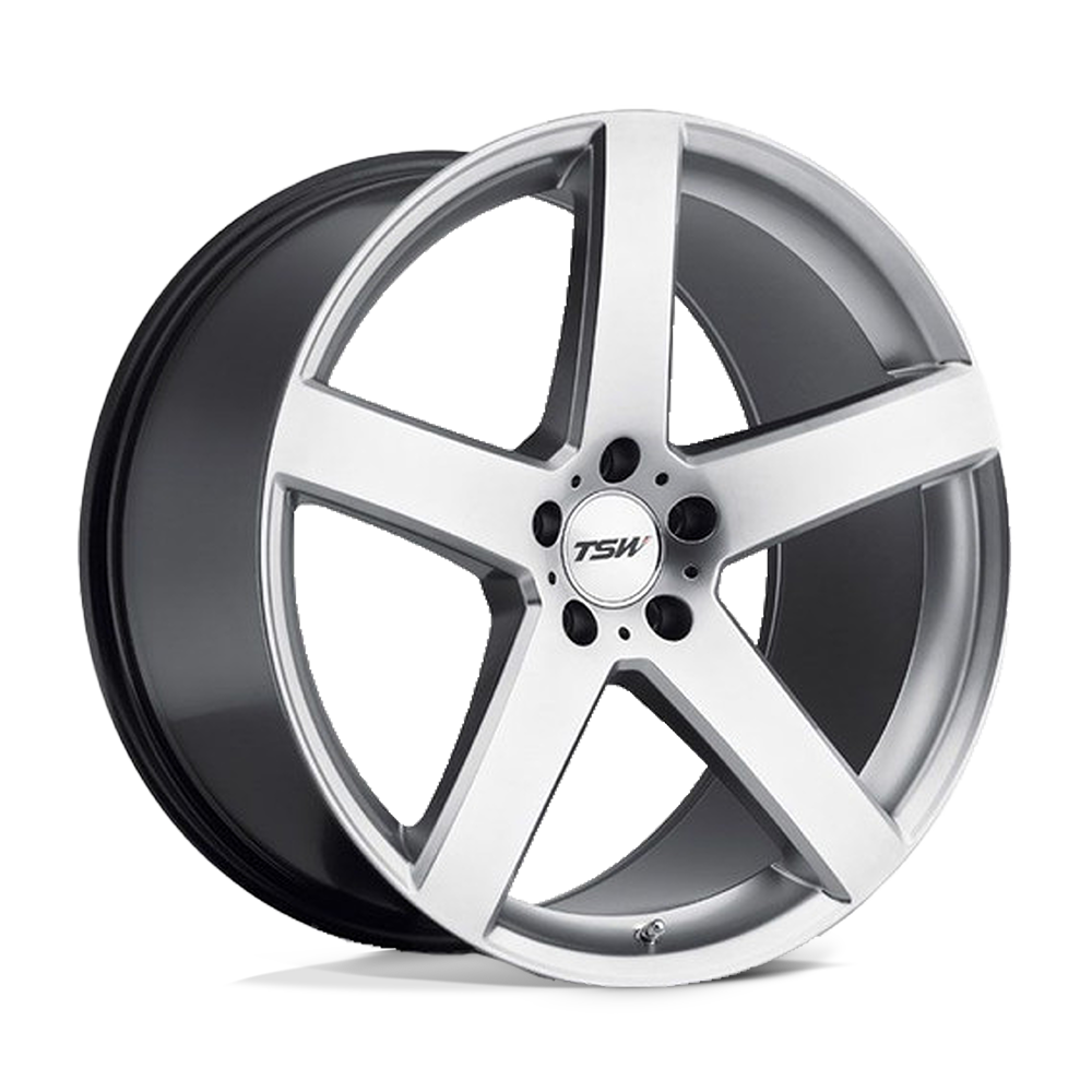 20x8.5 TSW RIVAGE HYPER SILVER Wheel 5x4.5 (20mm)