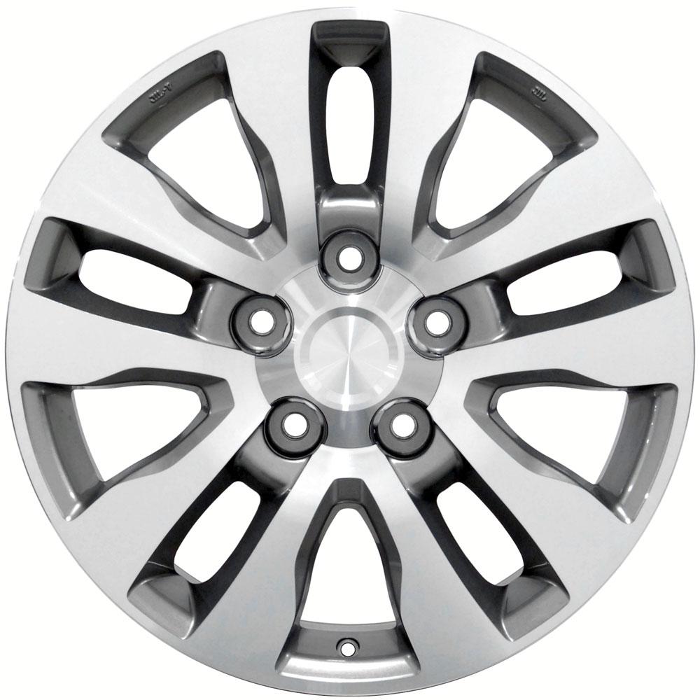 20x8 OE Wheels TY11 Silver Machined Wheel 5x150 (60mm)