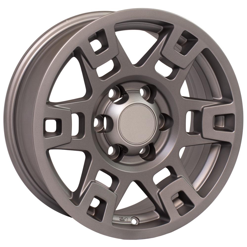 17x7 OE Wheels TY16 Satin Graphite Wheel 6x5.5 (4mm)