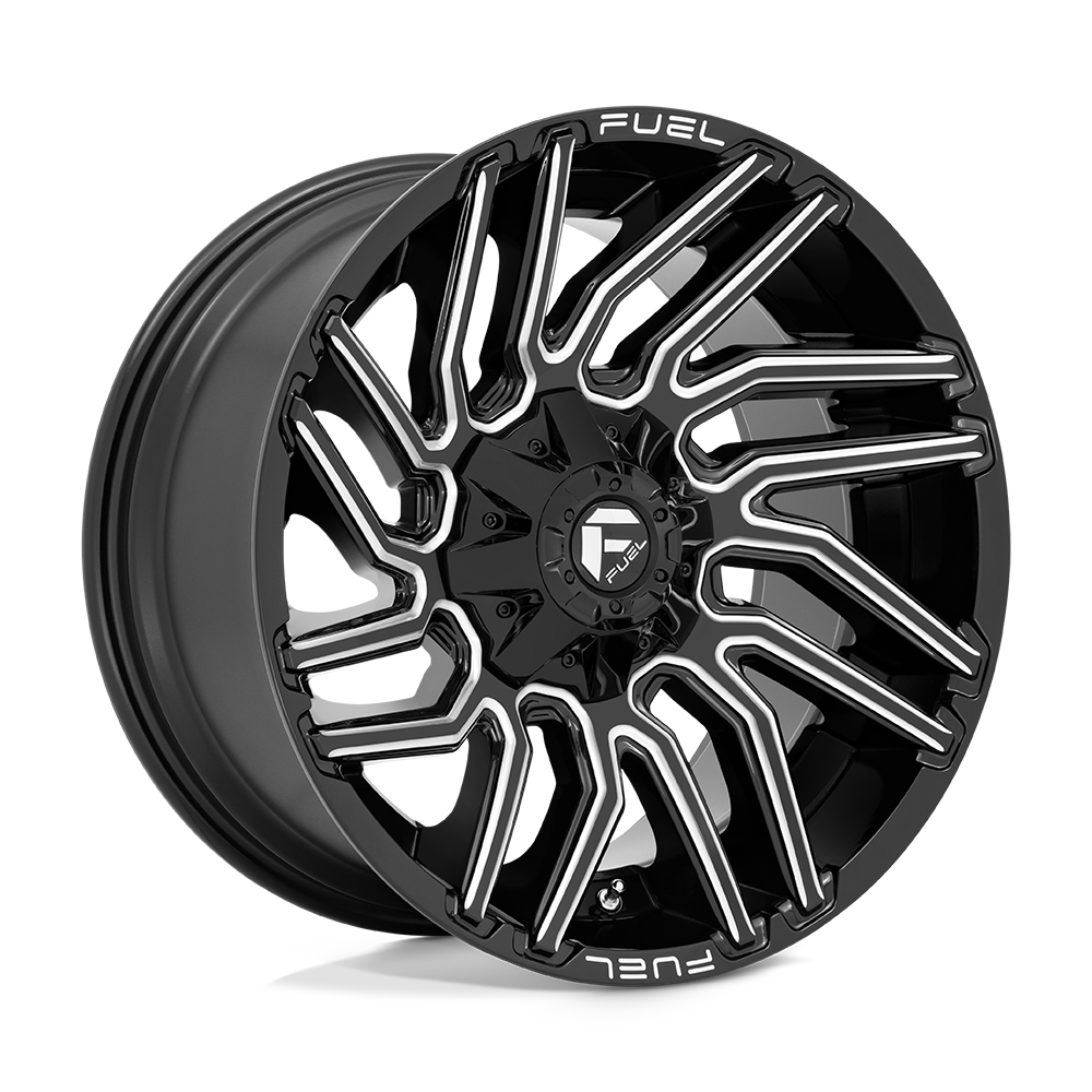20x10 Fuel D773 Typhoon Gloss Black Milled Wheel 6x135/6x5.5 (-18mm)